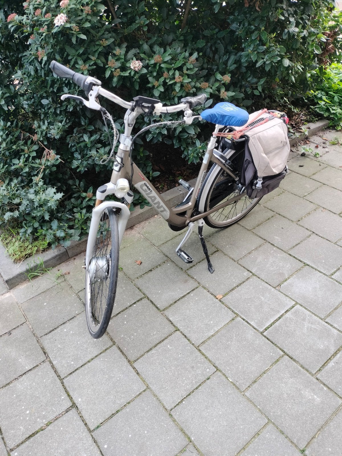 Giant elektrische fiets met 2 accu's (versnelling defect), Fietsen en Brommers, Ophalen, Gebruikt, Giant