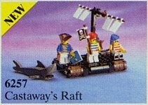 Lego Pirates Pirates I 6257 Castaway's Raft, Kinderen en Baby's, Speelgoed | Duplo en Lego, Lego, Complete set, Pirates, Ophalen of Verzenden