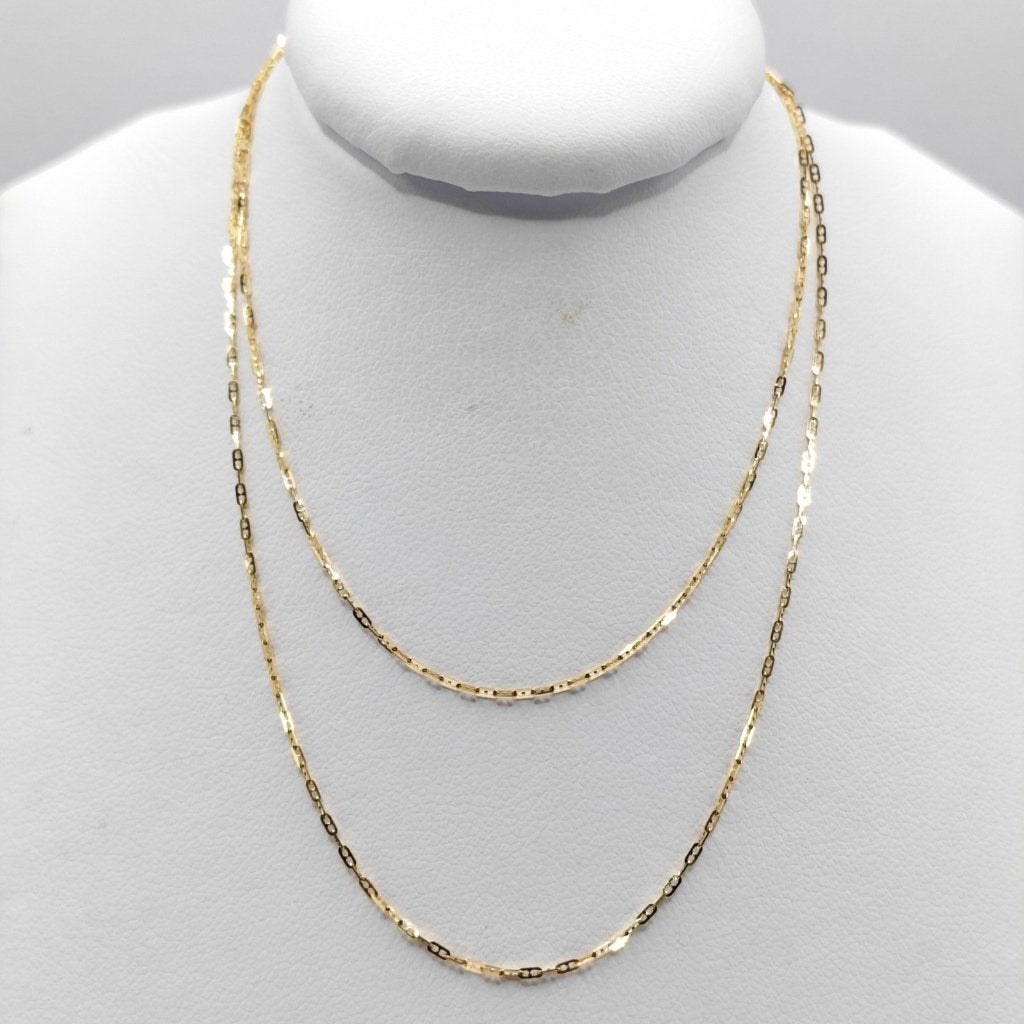 18-karaats gouden ketting, Sieraden, Tassen en Uiterlijk, Kettingen, Ophalen of Verzenden, Zo goed als nieuw, Goud, Goud