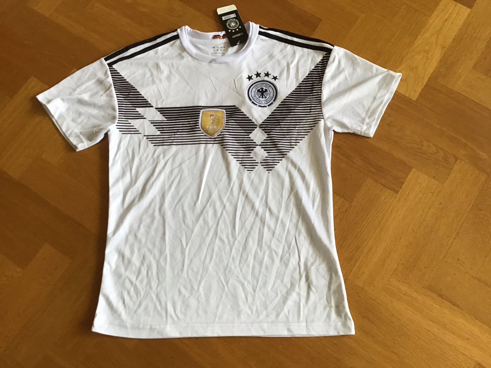 Duitsland Thuisshirt WK 2018 Maat L Nieuw, Ophalen of Verzenden, Nieuw, Maat 52/54 (L), Wit