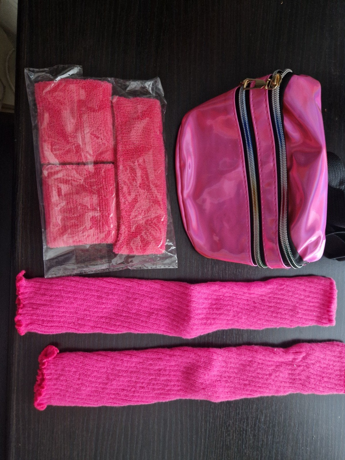 Roze heuptasje, zweetbandjes en beenwarmers - Nieuw!, Onbekend, Ophalen of Verzenden, Nieuw
