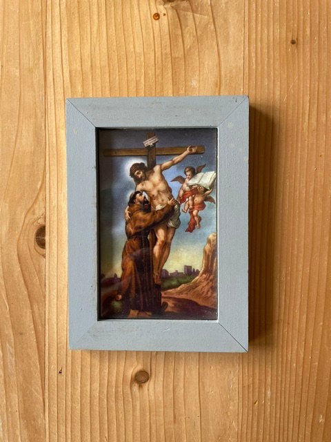 LIJSTJE MET JEZUS KRUISAFNEMING, Verzamelen, Religie, Ophalen of Verzenden, Zo goed als nieuw, Kaart of Prent, Christendom | Katholiek