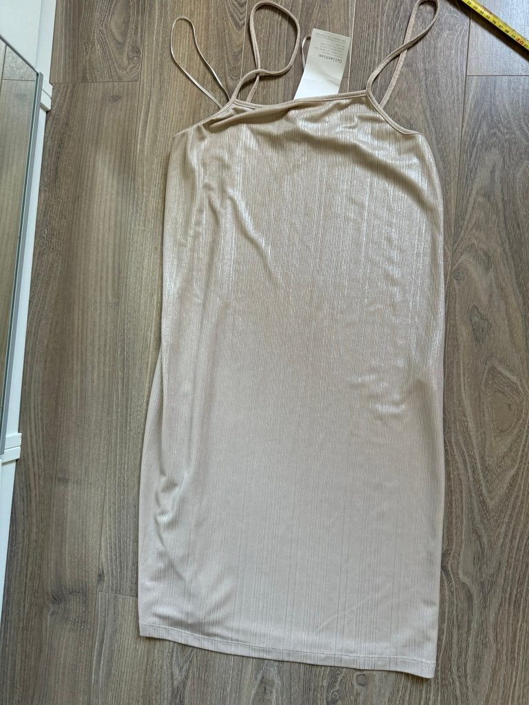 Zara Glimmende Jurk Maat S, Maat 38/40 (M), Zwart, Nieuw, Ophalen of Verzenden
