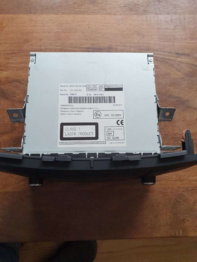 Suzuki Swift radio cd speler, Ophalen of Verzenden, Gebruikt, Suzuki