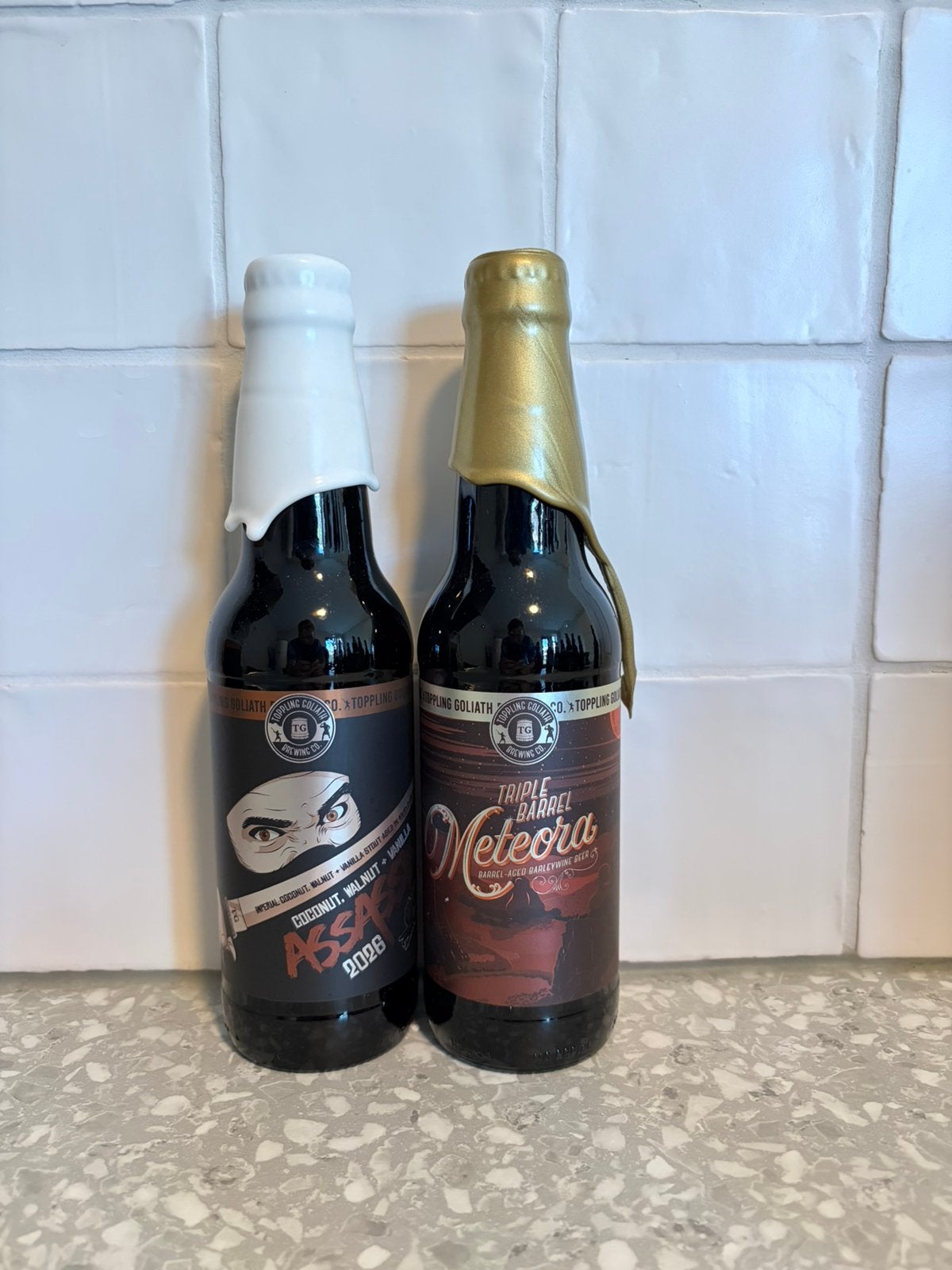 US stout bieren Toppling Goliath Triple Barrel Meteora, Verzamelen, Ophalen of Verzenden, Zo goed als nieuw, Flesje(s), Overige merken
