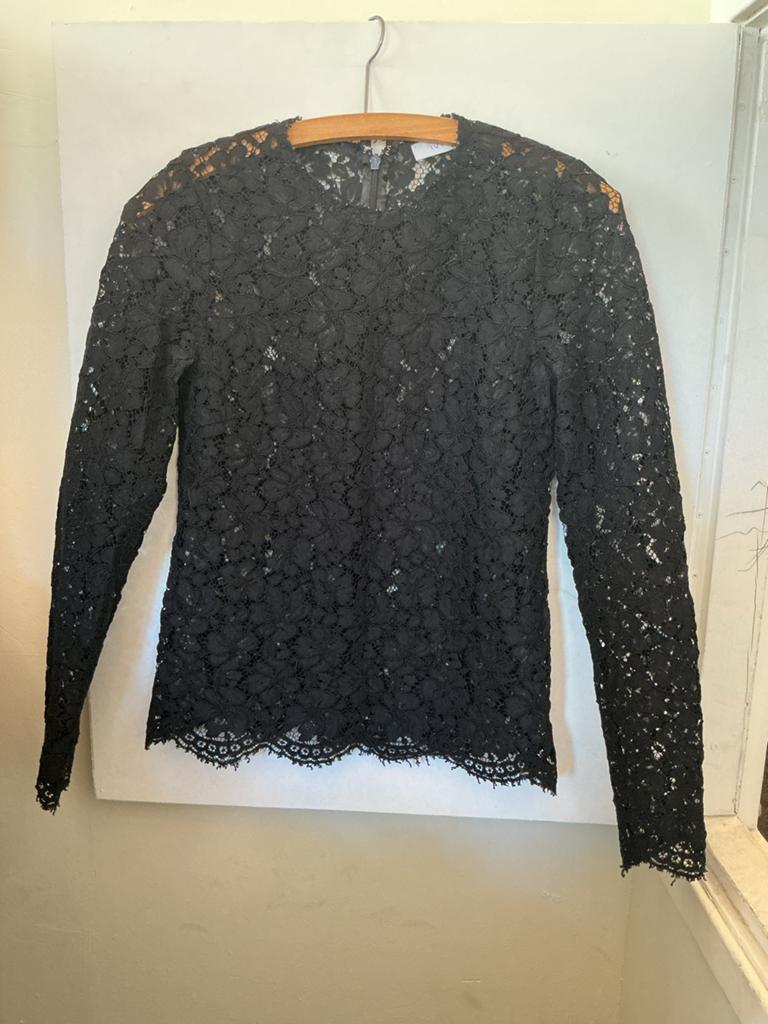 Ivy & Oak Zwart Kanten Top met Lange Mouwen (EU 40), Maat 38/40 (M), Zwart, Ophalen of Verzenden, Lange mouw