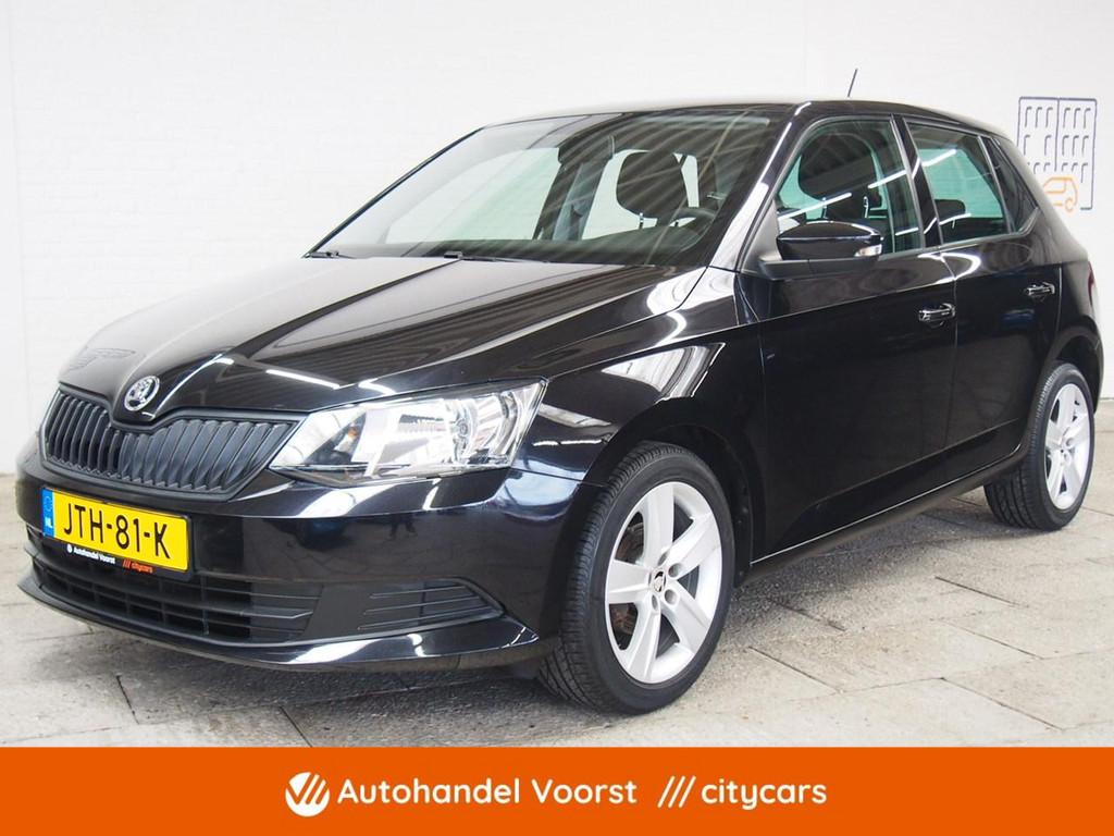 Skoda Fabia 1.0 Ambition Businessline (APK:Nieuw) Incl.Garan, Auto's, Skoda, Stof, Gebruikt, Met garantie (alle), Zwart