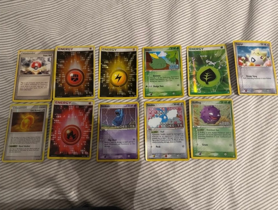 Pokemon kaarten set, Ophalen of Verzenden, Gebruikt, Meerdere kaarten
