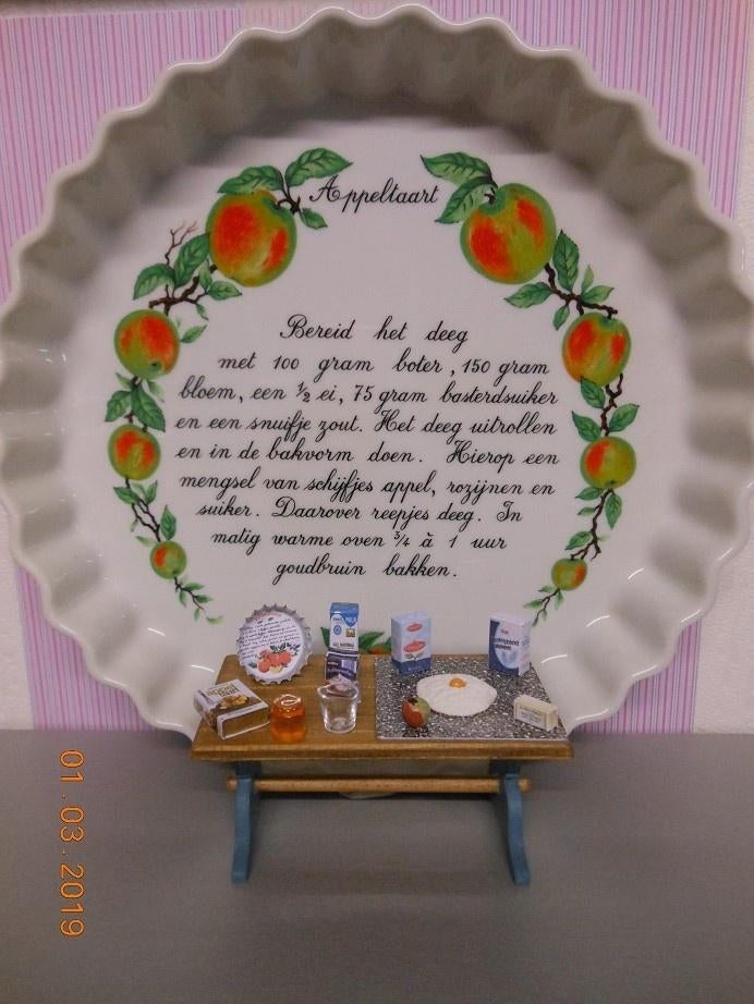 poppenhuis appeltaart bakset, Ophalen of Verzenden, Nieuw, Poppenhuis