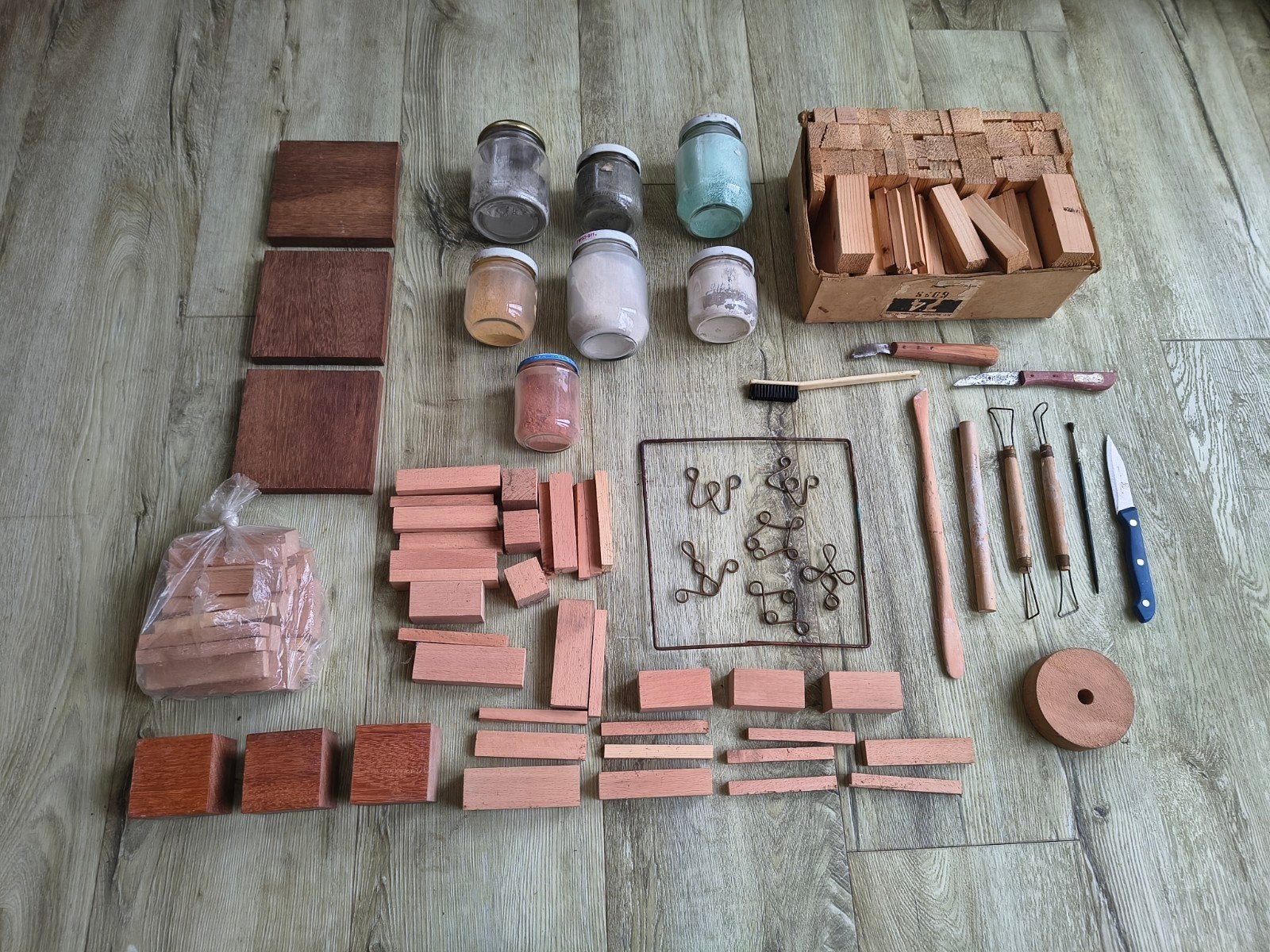 Complete miniatuur modelbouw&metselset – bakstenen, kleislib, Gebruikt, Onb, Gereedschap of Toebehoren, Onb