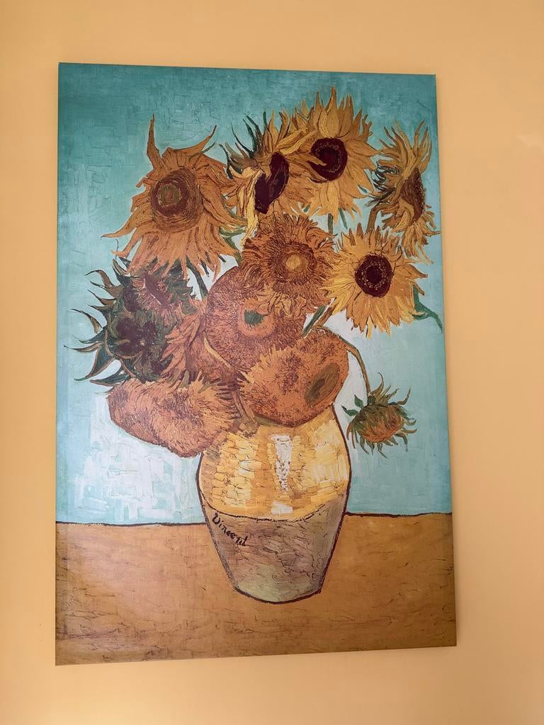 Van Gogh Zonnebloemen Canvas Schilderij, Ophalen