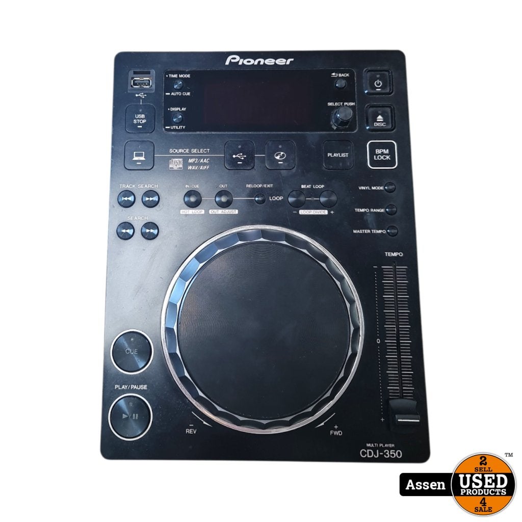 Pioneer CDJ-350 | Gebruikte Staat | 3 Maanden Garantie, Pioneer, Gebruikt, Support@pioneer.com, 28-8, Honkomagome 2-chome, Bunkyo-ku
Tokyo 113-0021
Japan