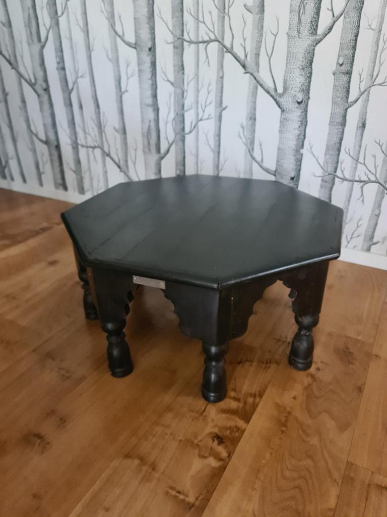 Oosterse Bijzettafel, Ophalen, Rond, Minder dan 55 cm, 45 tot 60 cm