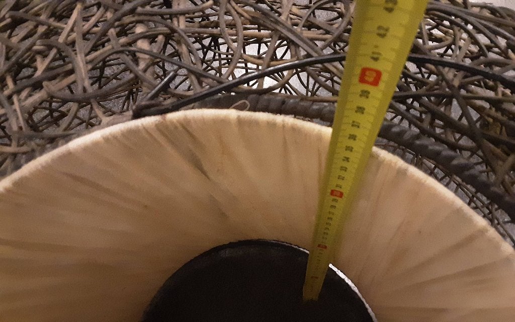 Rotan lamp, Ophalen