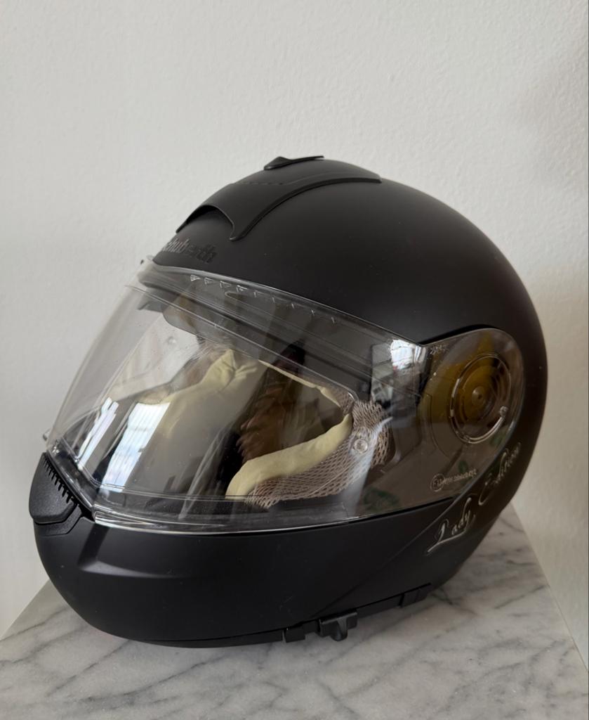 Schuberth C3 Lady systeemhelm matzwart, maat 54/55, Motoren, Overige merken, Systeemhelm, Ophalen of Verzenden, S