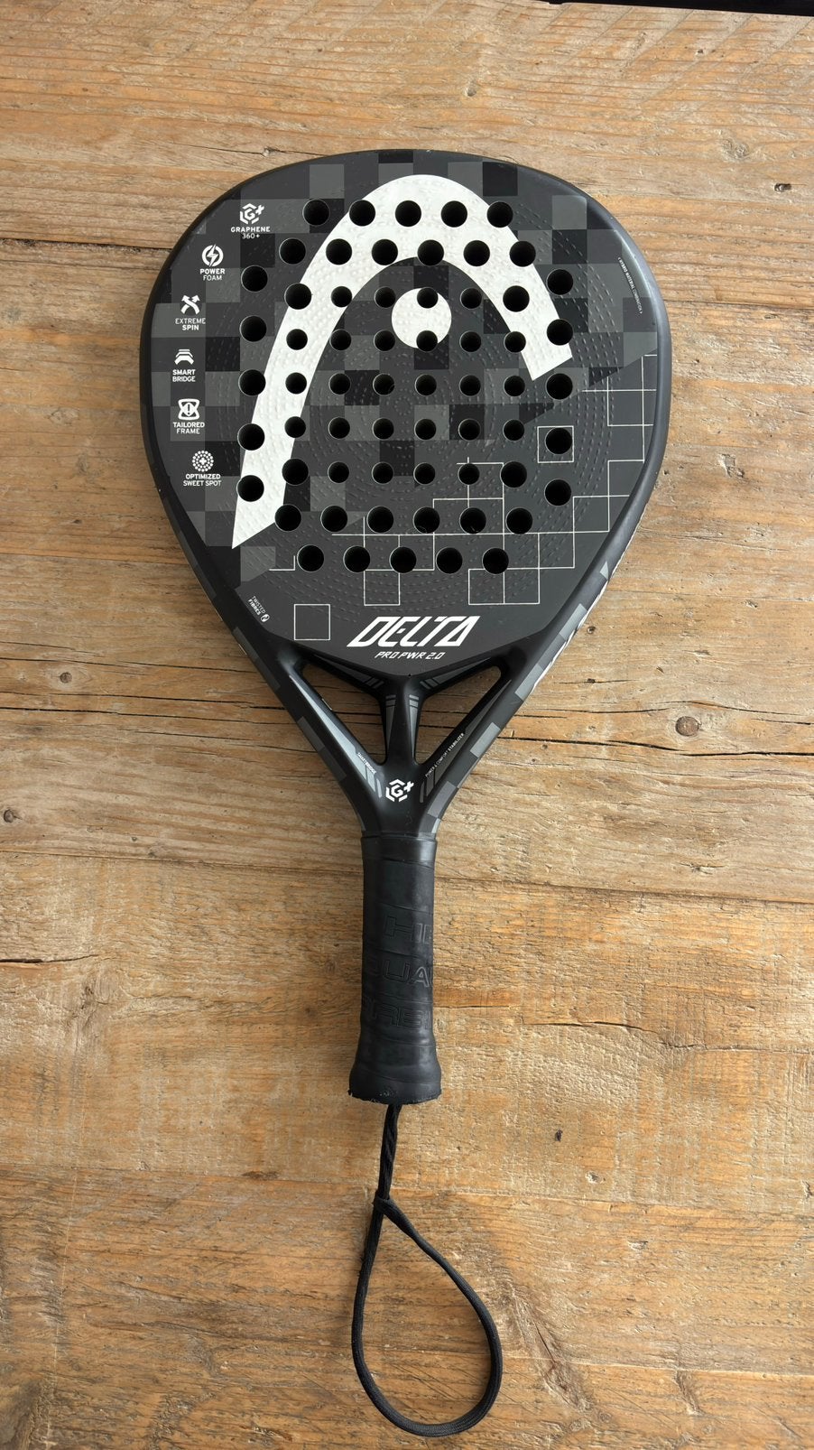 HEAD Delta Pro PWR 2.0 Padel Racket Graphene 360+, Ophalen of Verzenden, Zo goed als nieuw