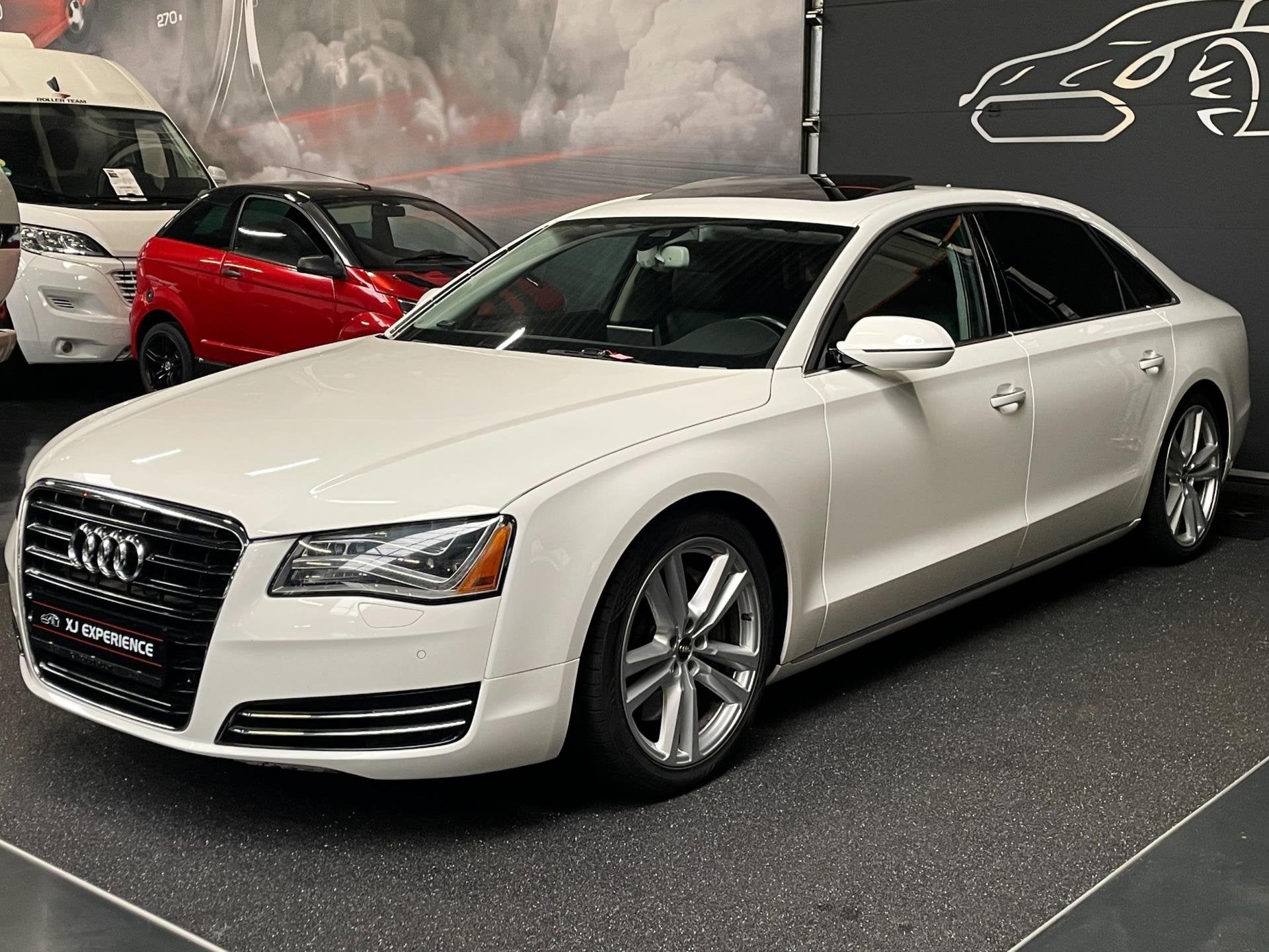 Audi A8 4.2 FSI quattro Lang Exclusive*Panoramadak*Massage*L, Automaat, Gebruikt, Wit, Leder