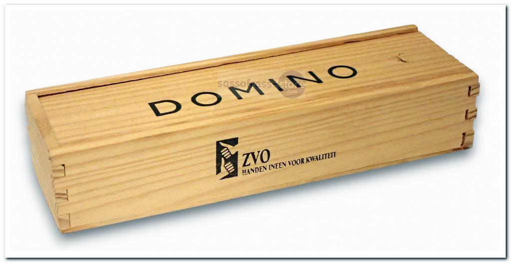 Houten Domino spel - ZVO, Kinderen en Baby's, Speelgoed | Houten speelgoed, Ophalen of Verzenden, Zo goed als nieuw, Overige typen