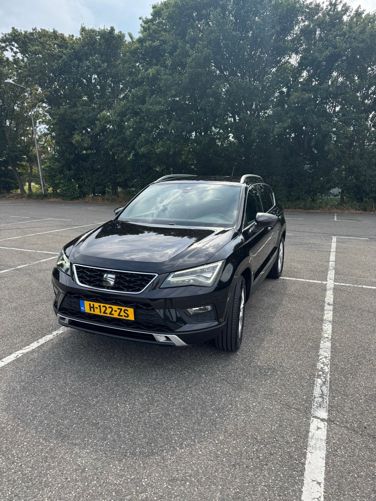Seat Ateca 1.4 Ecotsi 150pk Dsg-7 2016 Zwart, Auto's, Automaat, Dealer onderhouden, 4 cilinders, Zwart