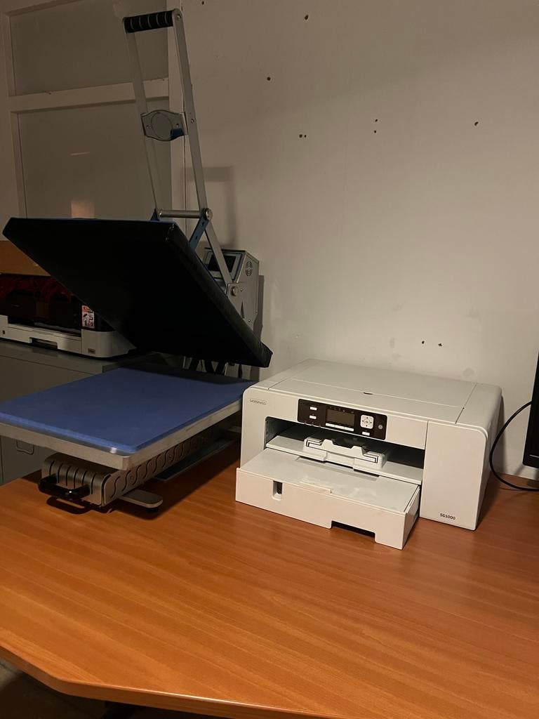 Sg1000 Sawgrass printer + hittepers, Computers en Software, Ophalen, Printer, Inkjetprinter, Kleur printen