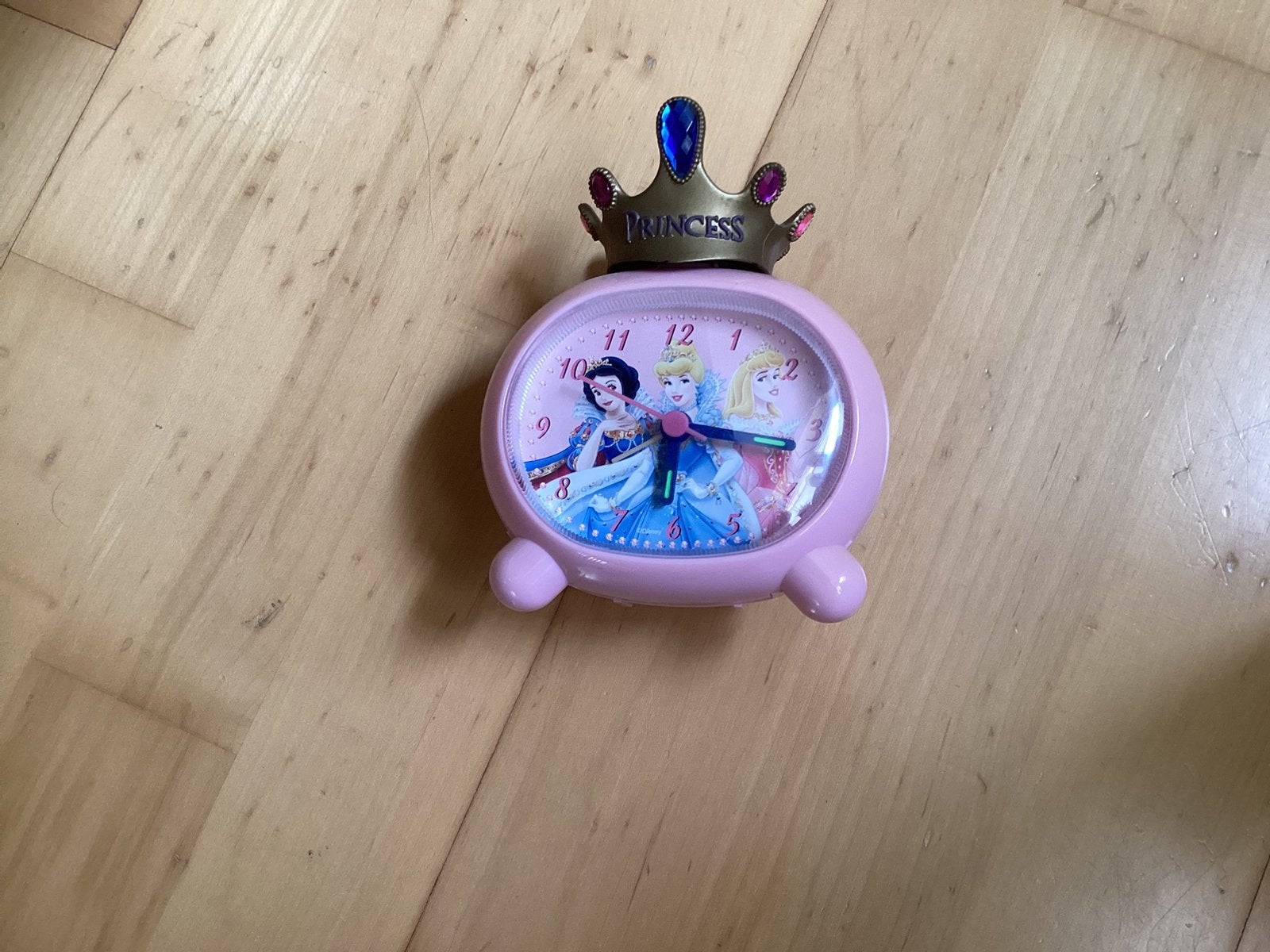 wekker Disney Princess, Sieraden, Tassen en Uiterlijk, Horloges | Kinderen, Ophalen of Verzenden, Zo goed als nieuw, Roze, Meisje