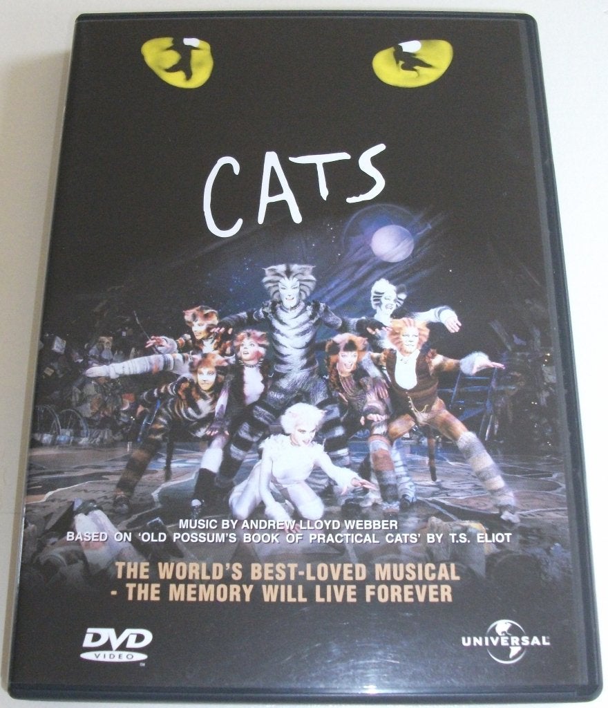 Dvd *** CATS *** The World's Best-Loved Musical, Cd's en Dvd's, Dvd's | Muziek en Concerten, Engels, Alle leeftijden, Ophalen of Verzenden