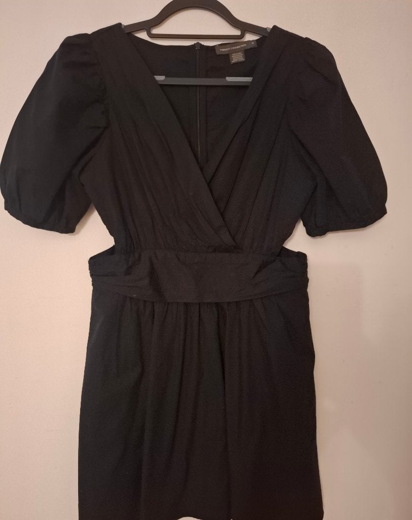 French Connection jurk, Maat 38/40 (M), Verzenden, Zwart, Zo goed als nieuw