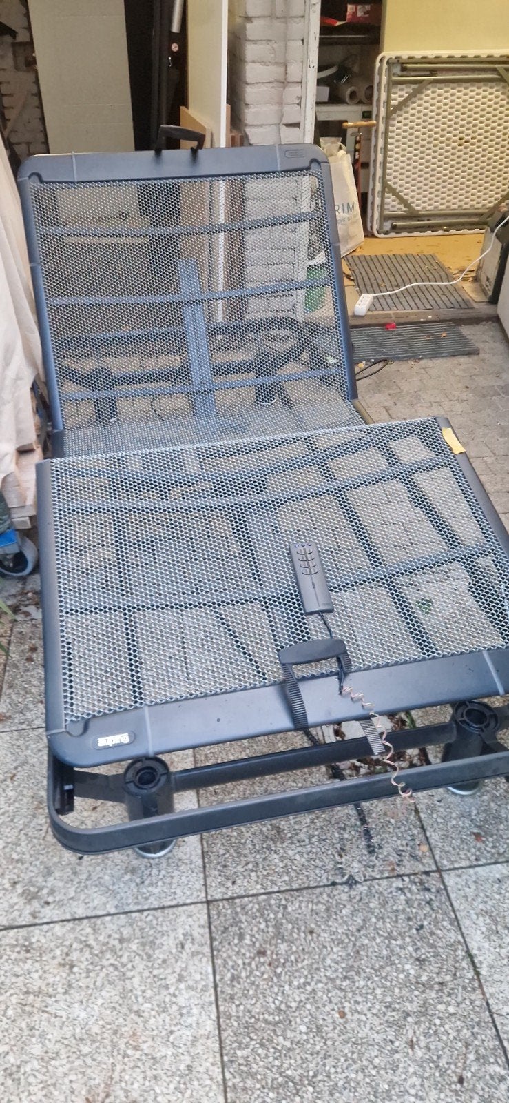 Auping royaal electriesh incl Auping matras, Ophalen, Verstelbaar, 90 cm, Eenpersoons