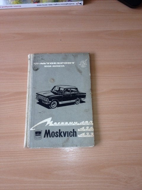 Moskvich/Scaldia   408    Gebruikershandleiding    (1966 NL), Ophalen of Verzenden