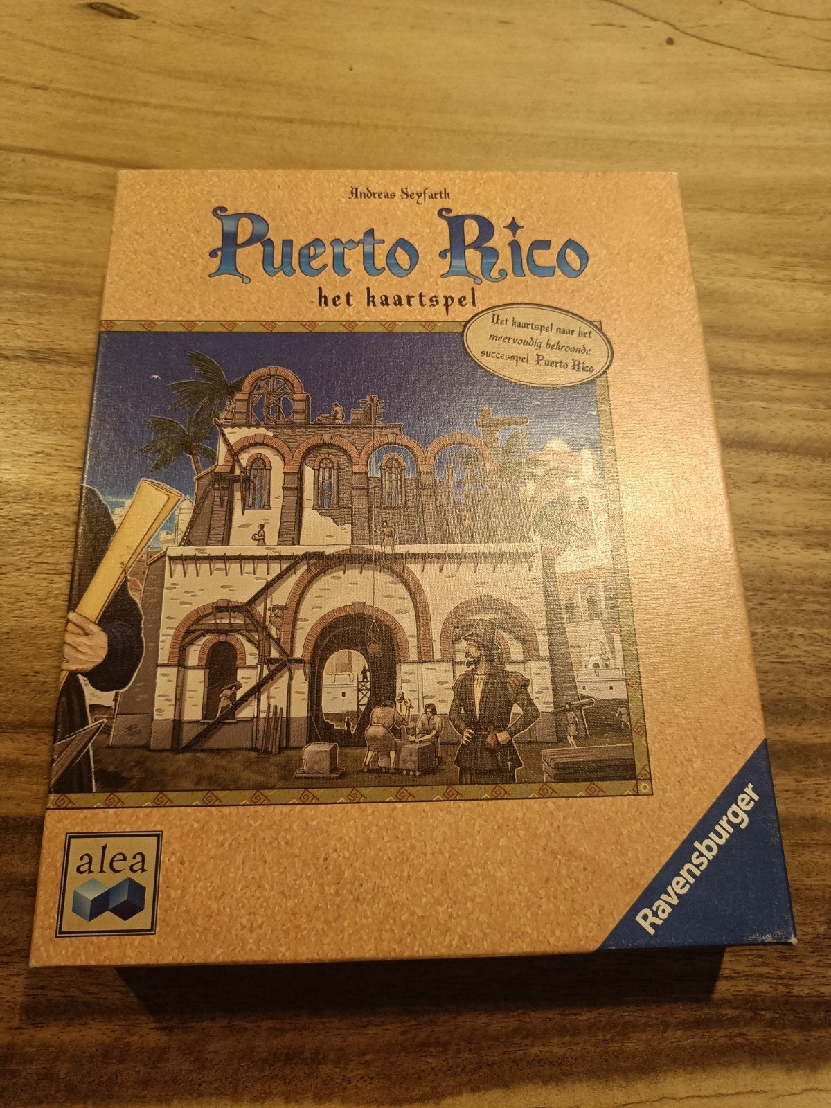 Puerto Rico: Het Kaartspel - Strategisch Bordspel, Drie of vier spelers, Ophalen of Verzenden, Zo goed als nieuw, Ravensburger / alea