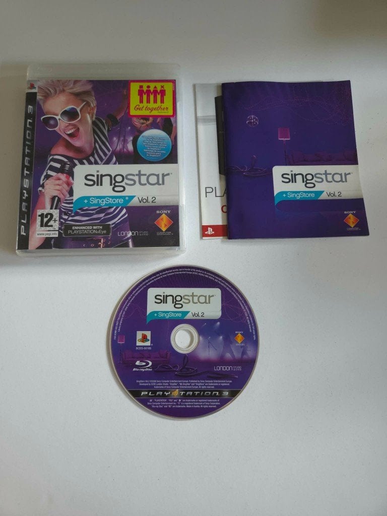 Playstation 3 (PS3) - SingStar Vol.2 - 11153, Spelcomputers en Games, Muziek, Ophalen of Verzenden, Zo goed als nieuw, 3 spelers of meer
