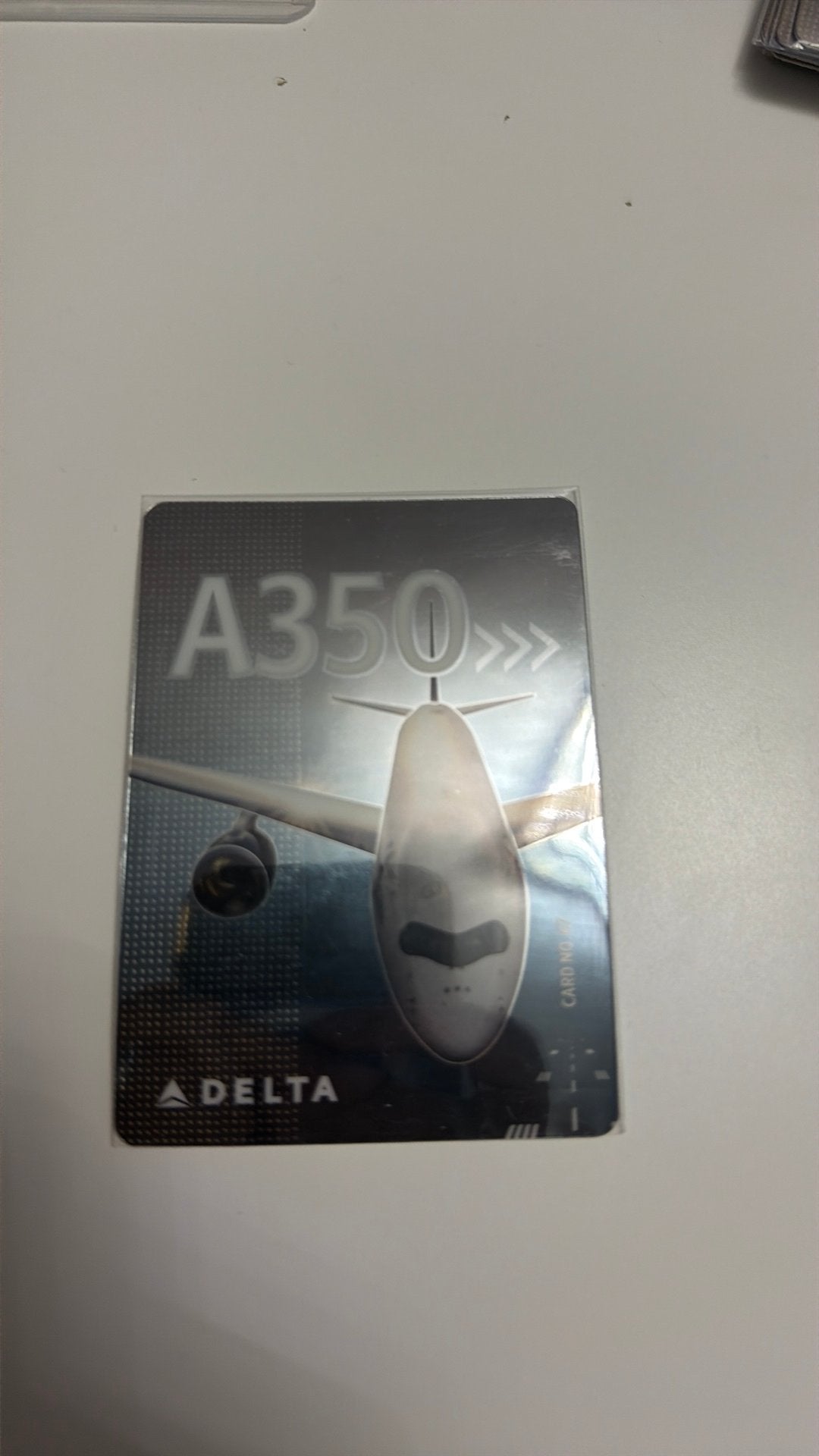 Delta A350-900H Card No. 67, Verzamelen, Ophalen of Verzenden, Zo goed als nieuw, Kaart, Foto of Prent
