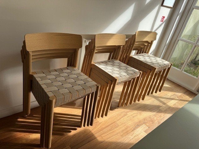 &Tradition Betty chair, Ophalen, Hout, Bruin, Zo goed als nieuw