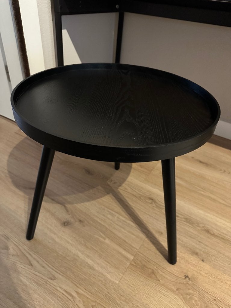salontafel Mesa Woood maat S, Ophalen, Minder dan 50 cm, Rond, Minder dan 50 cm