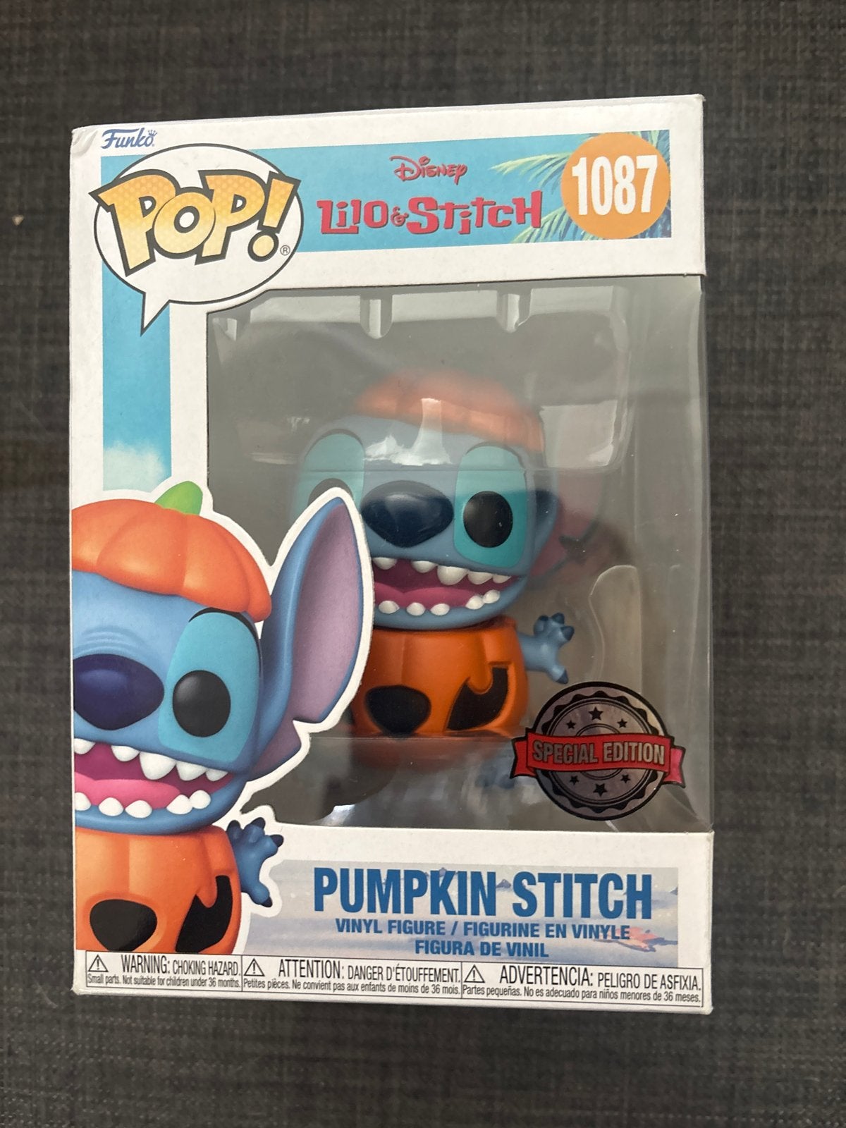 Funko Pop! Disney Lilo & Stitch 1087 Pumpkin Stitch, Ophalen of Verzenden, Nieuw