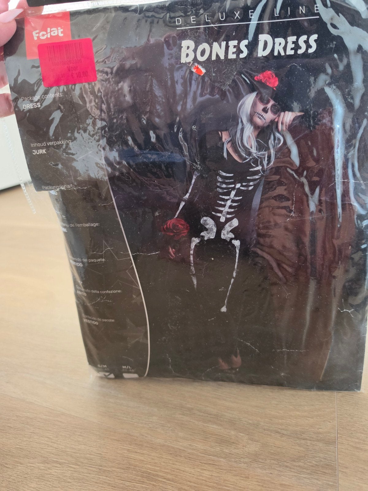 nieuwe bones dress maat S/M, Ophalen of Verzenden, Nieuw, Maat 38/40 (M), Carnaval