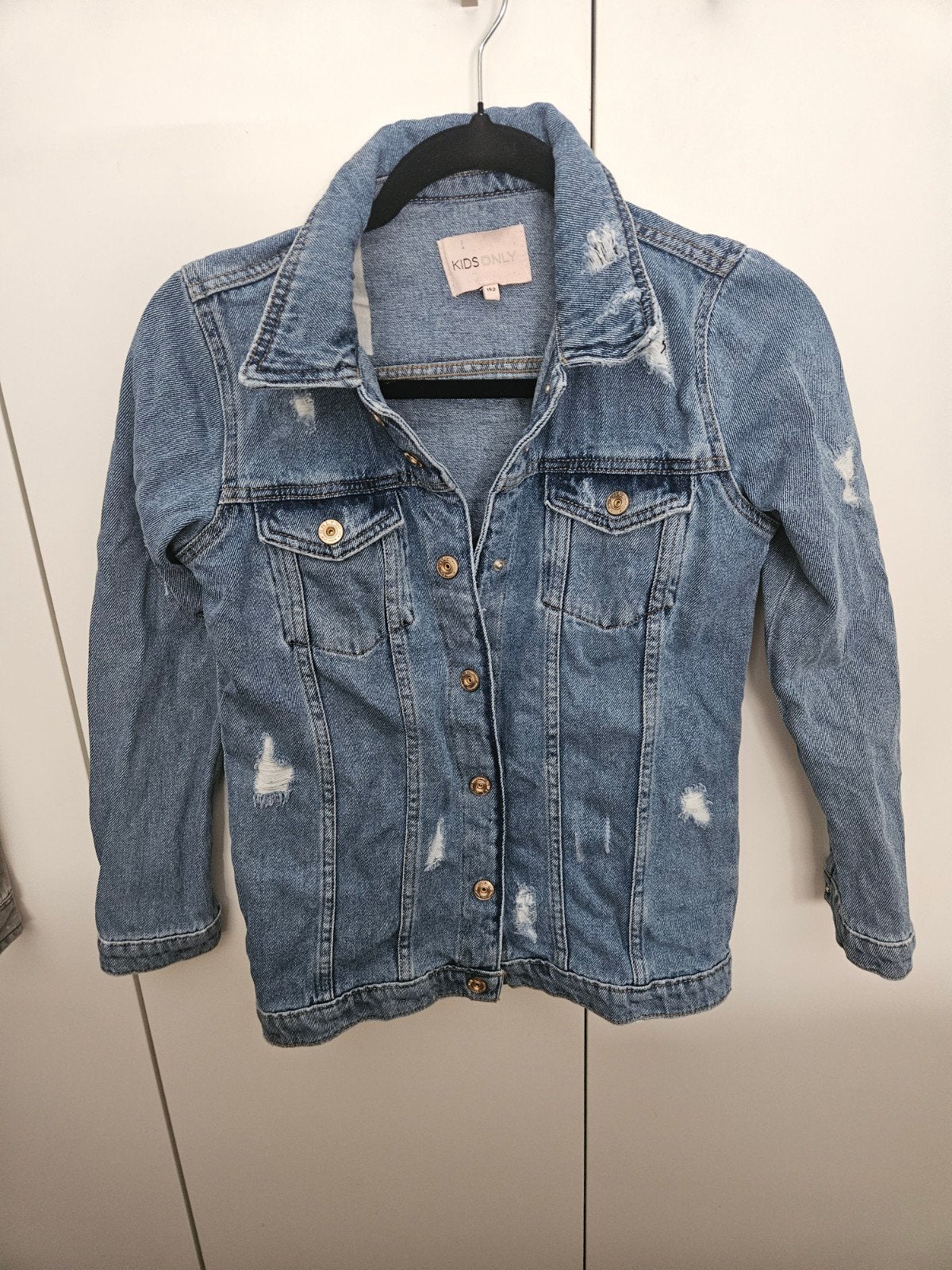 Stoere spijkerjas van Kids Only, maat 152, Meisje, Kids Only, Ophalen of Verzenden, Zo goed als nieuw