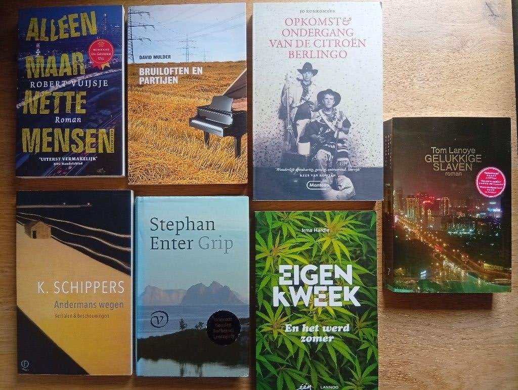 Boekenpakket Literatuur – Mulder, Vuijsje, Lanoye, Schippers, Ophalen of Verzenden, Gelezen, Diverse auteurs, Nederland