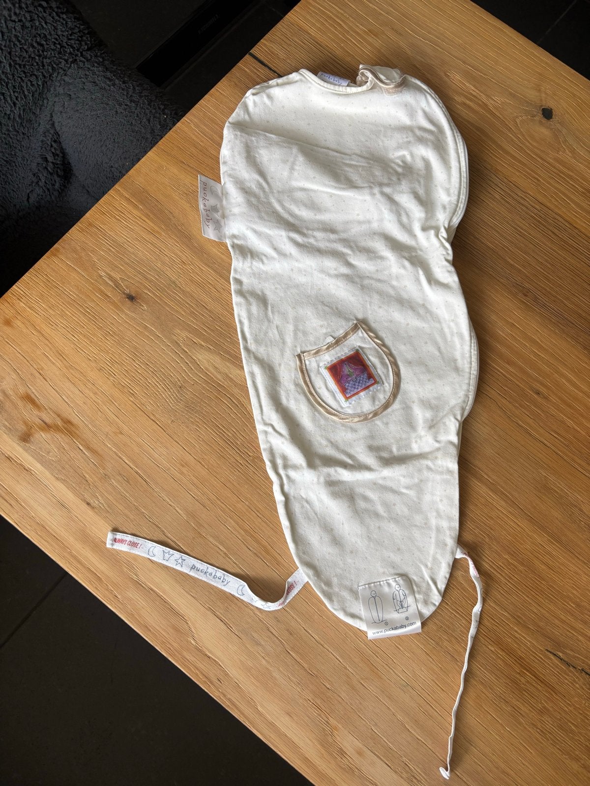 Puckababy Piep Inbakerzak 0-3 maanden, Kinderen en Baby's, Dekens, Slaapzakjes en Inbakerproducten, Gebruikt, Bakerzak of Bakerdoek