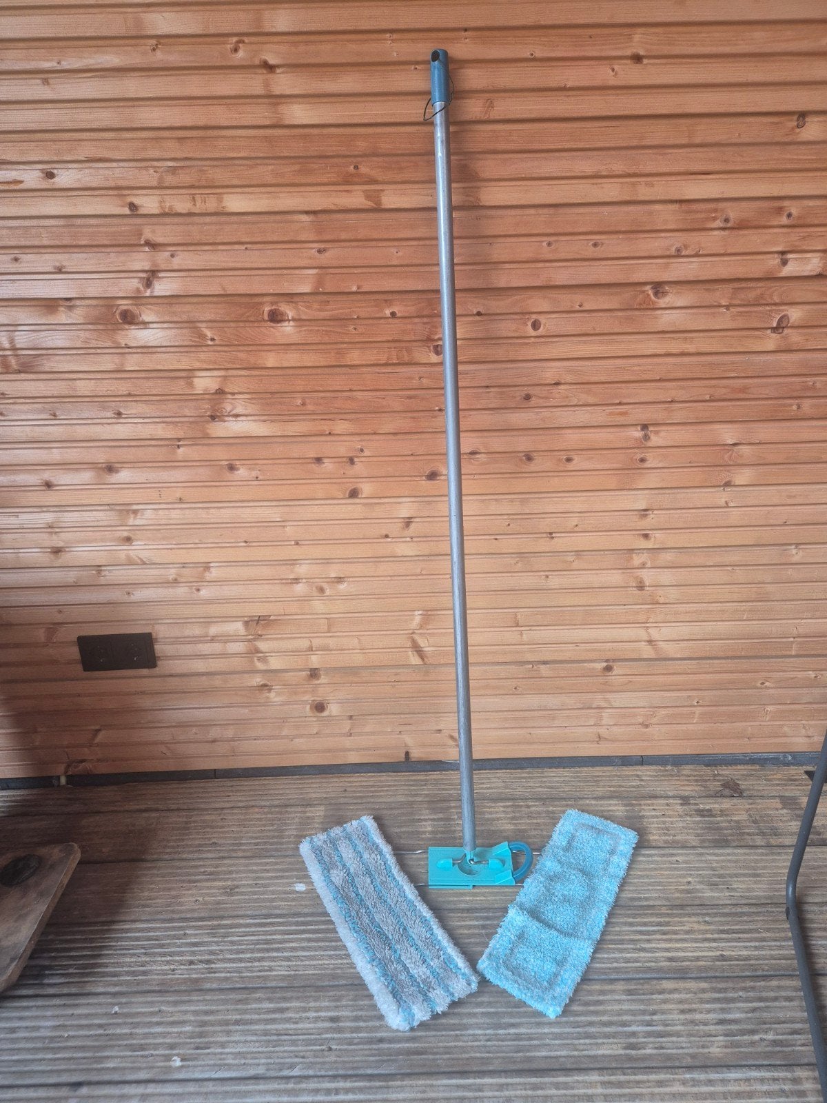 Leifheit dweilstok met 2 microvezel dweilen, Ophalen, Mop of Dweil