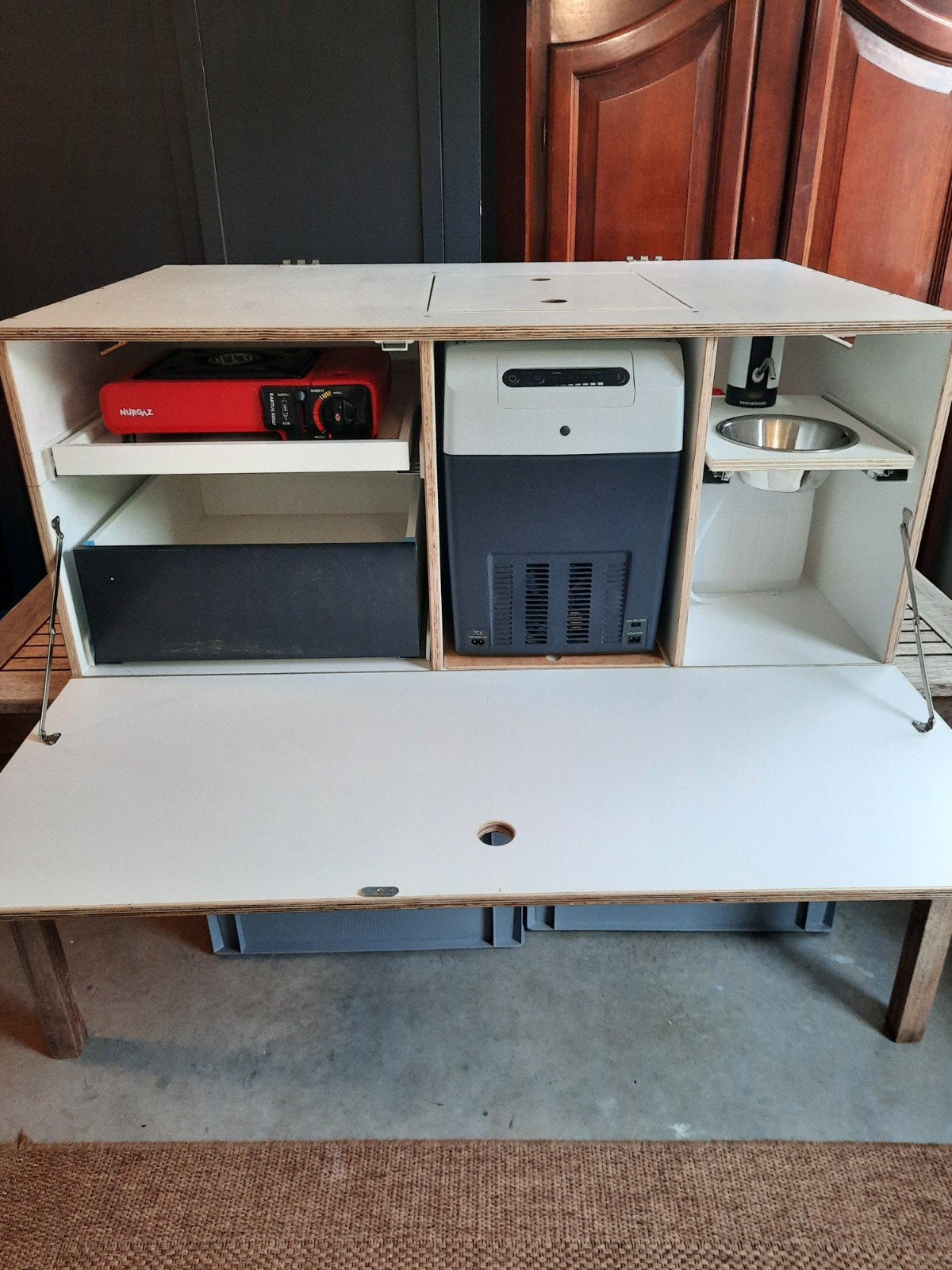 Bagagebox voor minicamper., Ophalen, Zo goed als nieuw