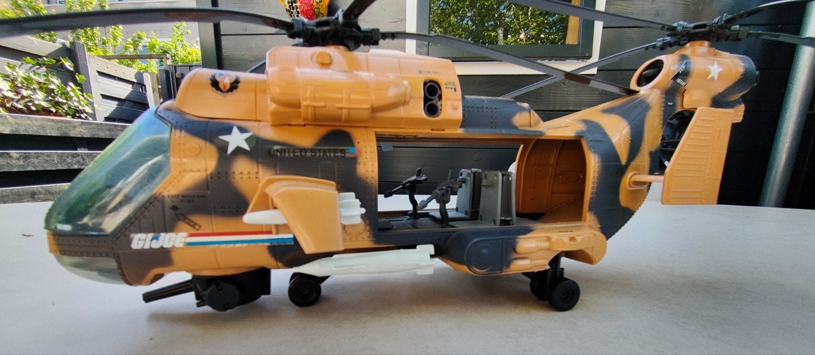 Vintage G.I. Joe Tomahawk Helikopter met actiefiguur 1986, Ophalen of Verzenden, Gebruikt