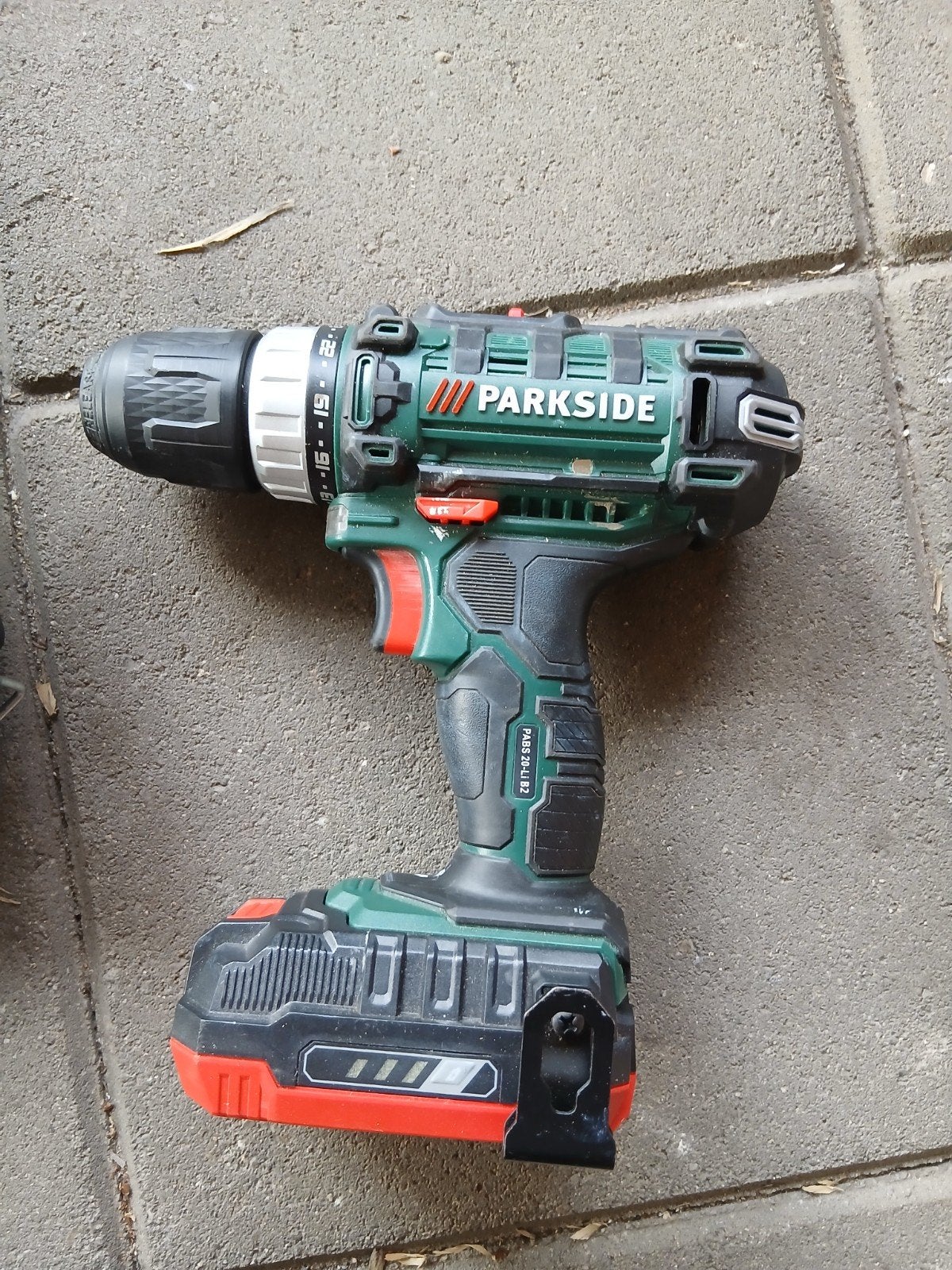 Parkside boormachine, Ophalen, Gebruikt, Variabele snelheid, Boor- en Schroefmachine
