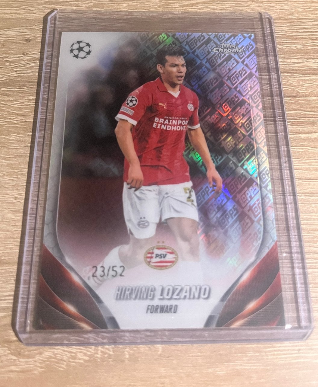 Hirving Lozano PSV Eindhoven Topps Spelerskaart, Verzamelen, Ophalen of Verzenden, Zo goed als nieuw, PSV, Spelerskaart