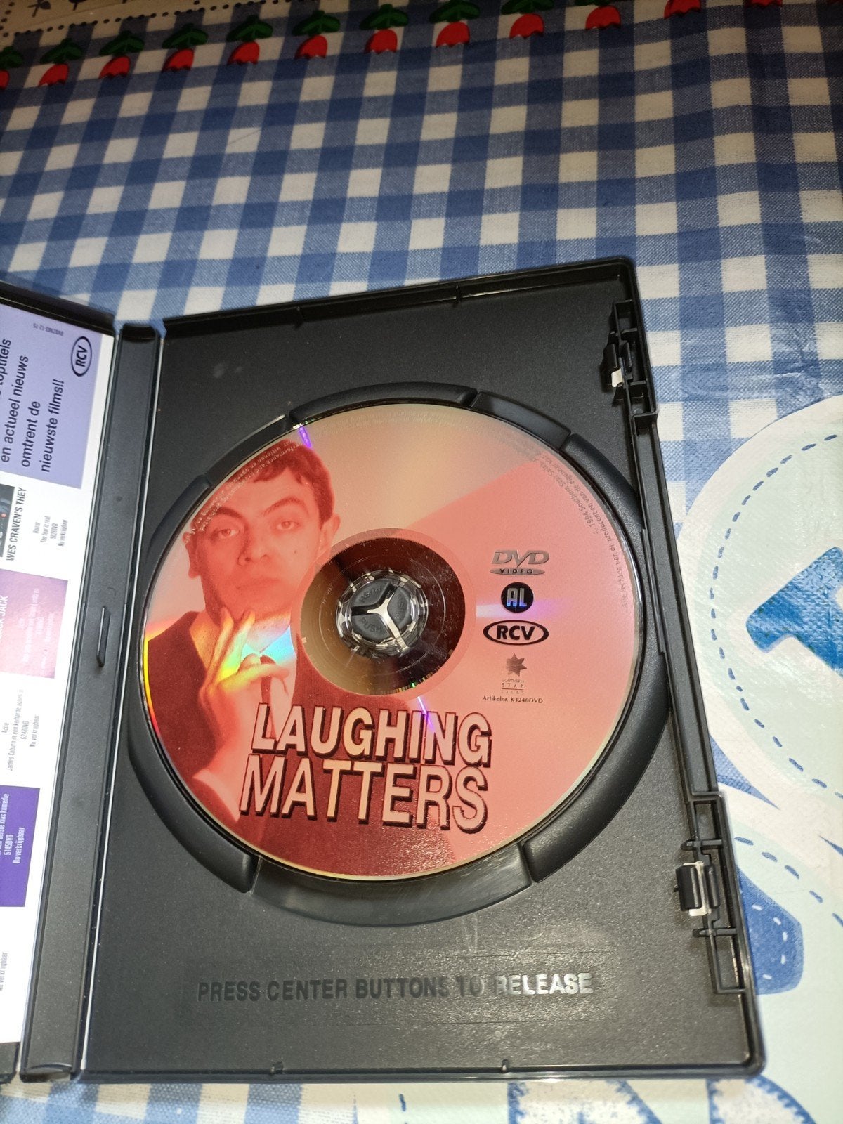 Dvd Rowan Atkinson - Laughing Matters, Alle leeftijden, Ophalen of Verzenden, Zo goed als nieuw, Stand-up of Theatershow