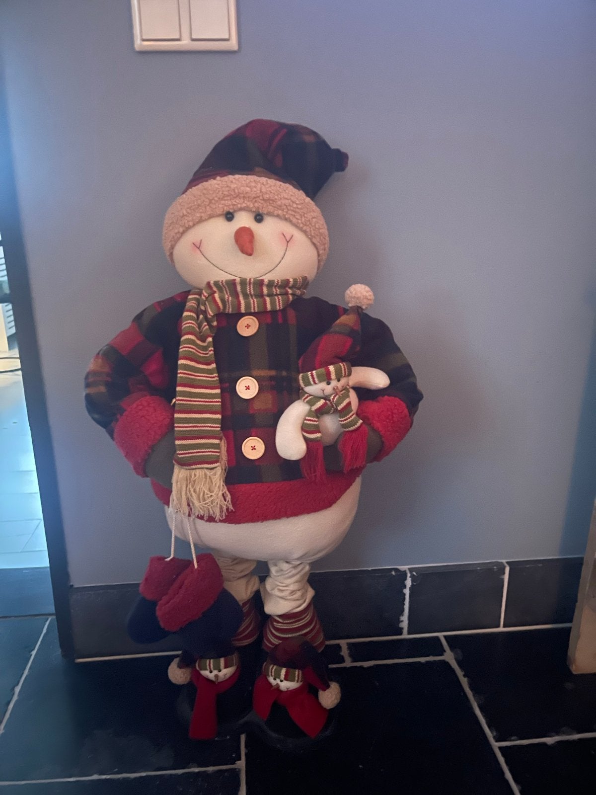 Grote kerst sneeuwpop, Diversen, Kerst, Ophalen of Verzenden, Zo goed als nieuw