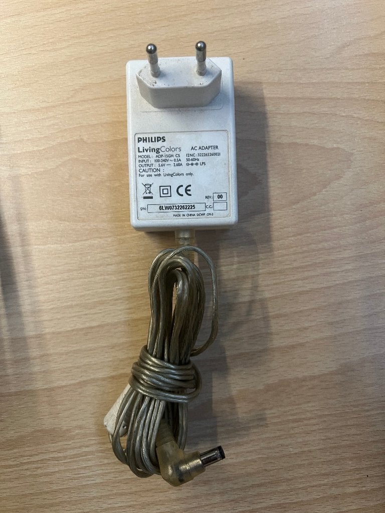 Philips LivingColors voedingsadapter 5.6V 2.68A, Ophalen of Verzenden, Philips