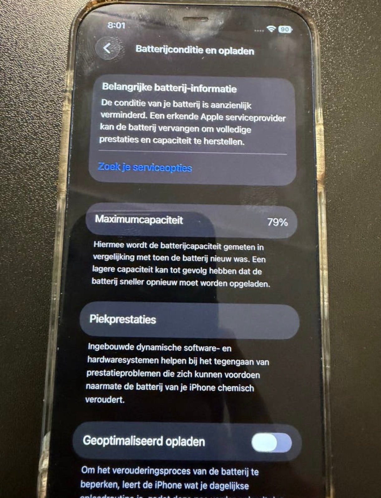 iPhone 12 Blauw 64GB - Goede Staat, Batterij 79%, Gebruikt, Blauw, Ophalen of Verzenden, Zonder simlock