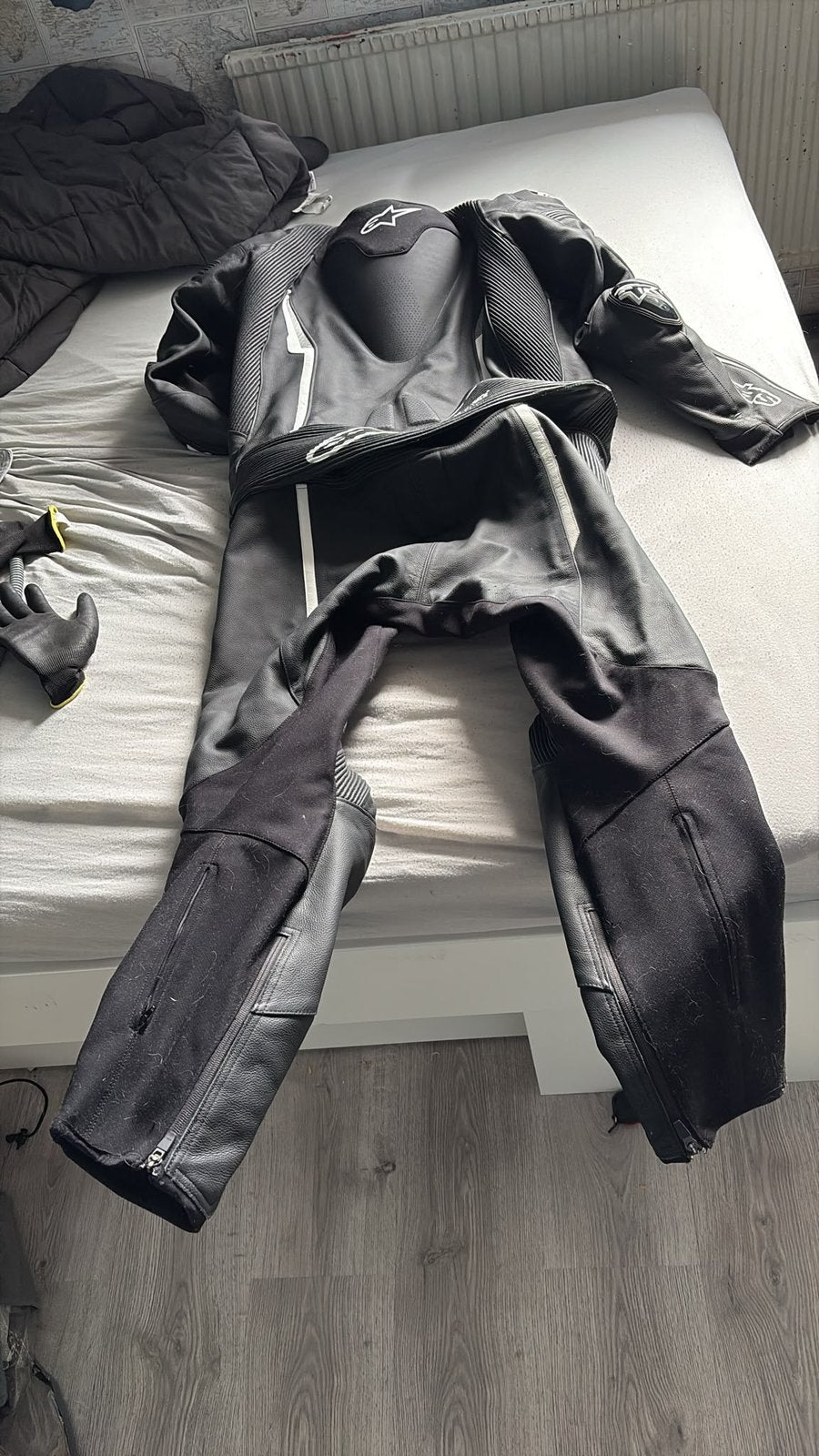 Tweedelig alpinestars pak maat 56, Ophalen, Tweedehands, Combipak