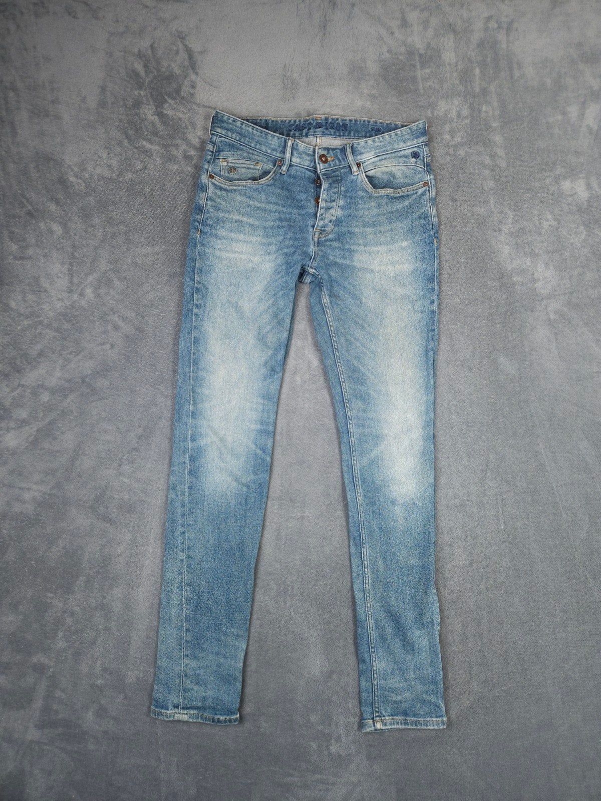 Cast Iron Broek Riser Slim W33 L34 Blauw Spijkerbroek

Staat, Blauw, ., Ophalen of Verzenden, Zo goed als nieuw